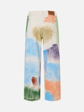 Lockere Jeans mit Graffiti-Niche-Print